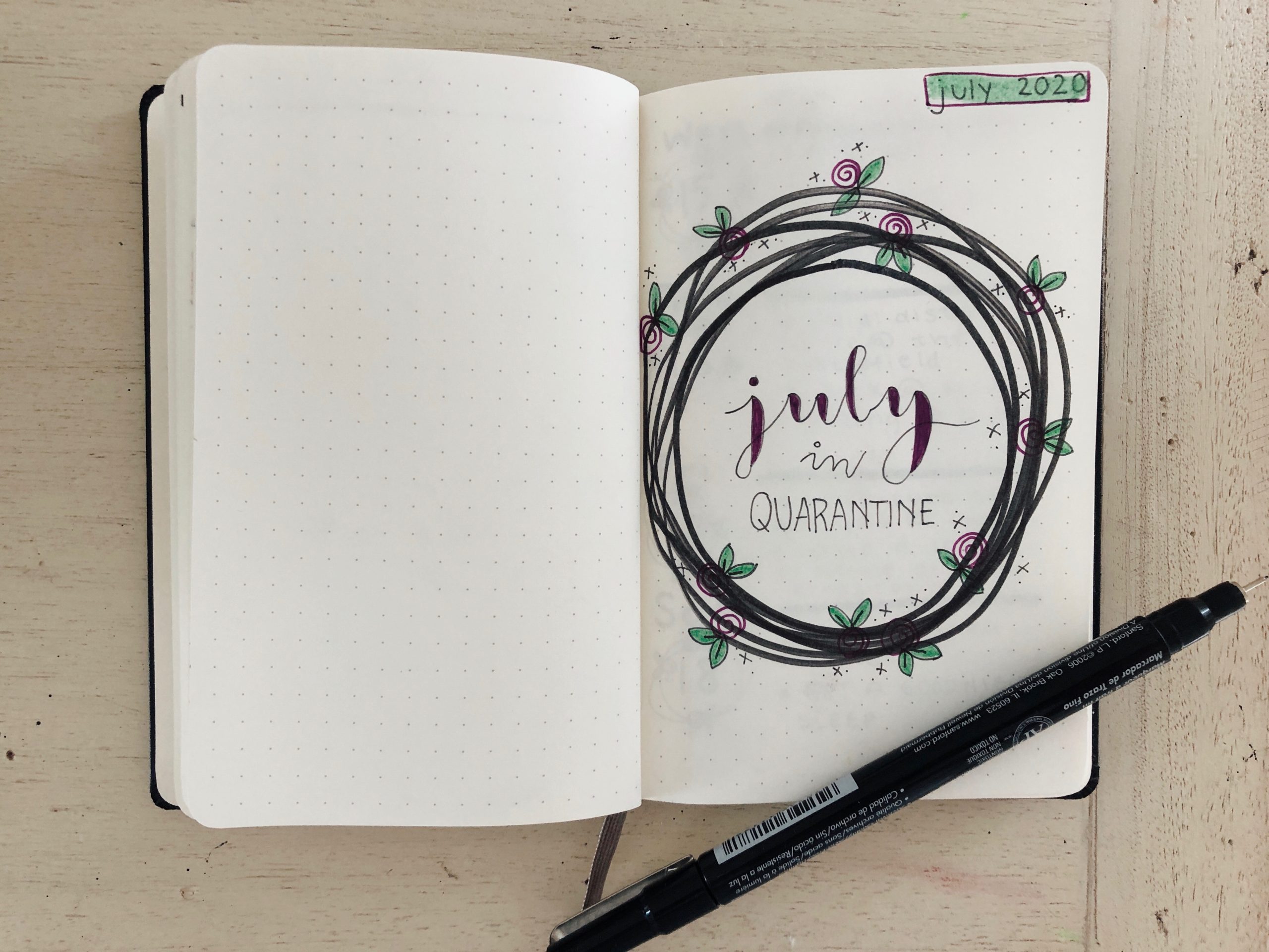 get creative with bullet journaling, by LD - yooou!