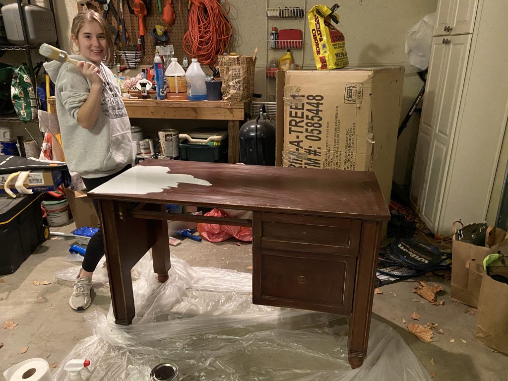 repaint a desk project, by SW yooou!