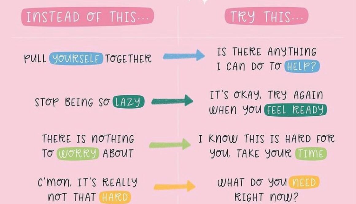 what to say to someone with anxiety