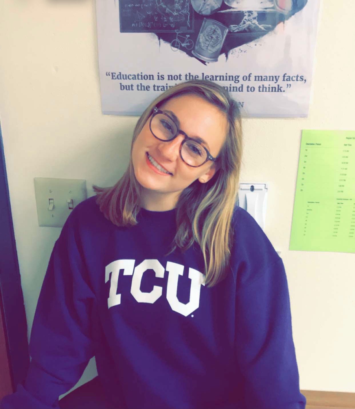 TCU sweatshirt