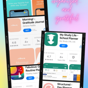 favorite apps to stay organized and grateful