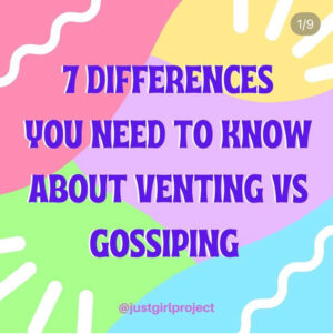 7 differences you need to know about venting vs gossiping