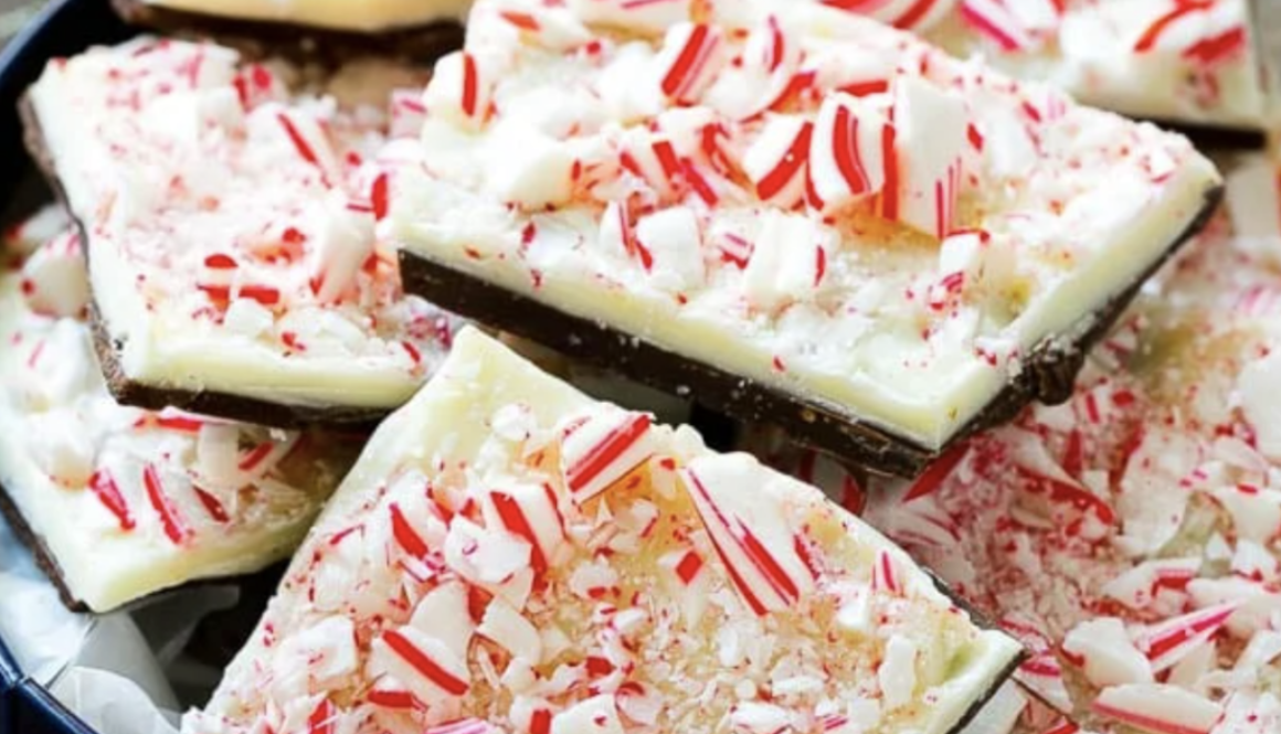 Peppermint bark